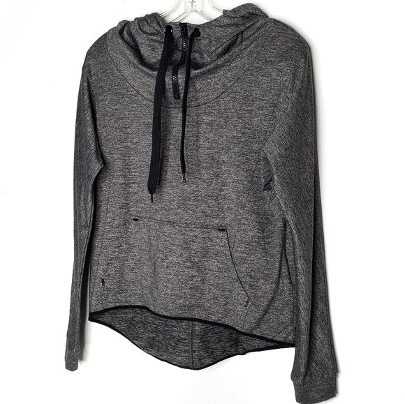 BERSHKA Start Moving Gray Athletic Hoodie - Picture 2 of 8